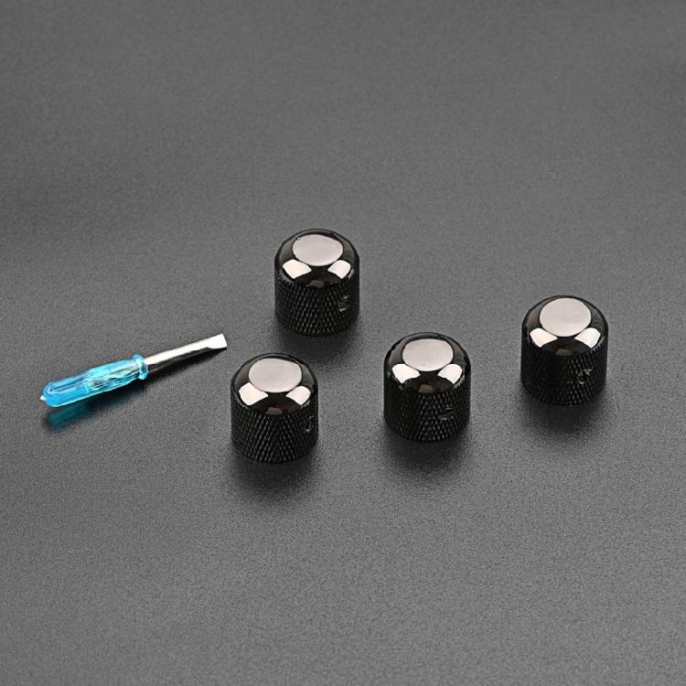 4Pcs Guitar Knobs Volume Tone Control Guitar Knobs Top Hat Knobs 6mm Shaft Hole