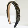 Full Marquise Rhinestone Padded Headband Palace Style Colorful Crystal Tiara Luxury High Top Sponge Hairband Bridal Gift