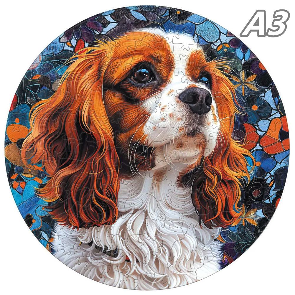 Non-Toxic Jigsaw Animals Wooden Puzzle For Kids And Adults Wooden Crafts Colorful And Round Shaped Tiger Rabbit Cat Wood Craft Toys