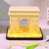 Time Piece Calendar 2026 Desk Calendar With Led Light 3D Tear-Away Calendar Paper Carving Art Memo Pad Notepad Gift Christmas