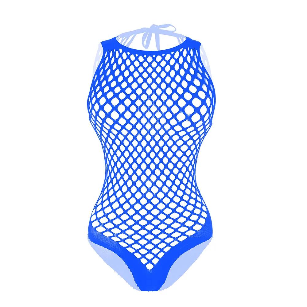 Herren Leotard Sexy Bikini Netz Ausgeschnitten Durchsichtig Bodysuit Atmungsaktives Netz Jumpsuit Schlanke Unterwäsche Nachtclub Binde Hosenträger