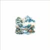 Watercolor Mount Fuji Wall Sticker Japanese Zen Living Room Bedroom Self Adhesive Waterproof