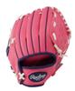 Rawlings US PLAYERS SERIES Toy with Training PL91PP-12/0 Kids' Glove, 9-inch, Right-Handed (Left-Handed) Ball, Pink/Purple