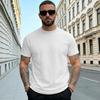 Mens Classic Fit Crew Neck Tee Soft Cotton Plain Short Sleeve Casual Shirts