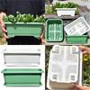 Heavy Duty Spacious Rectangular Planting Container High Durability Plastic Materials Ideal for Balcony Garden Vegetables