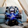 1pc Gojo Satoru (5) Theme Blanket - Digital Print, Polyester, Cozy for All Seasons, Perfect for Outdoor, and Travel