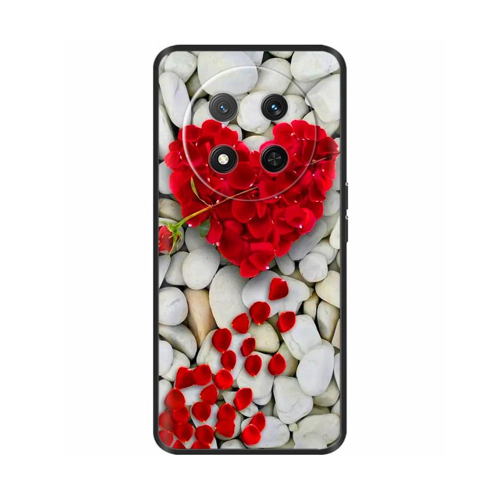 Soft Silicone Cover For Huawei Honor Magic7 Lite 5G Case Ginkgo Printed Phone Back Case On For Honor Magic7 Pro Magic 7 Fundas