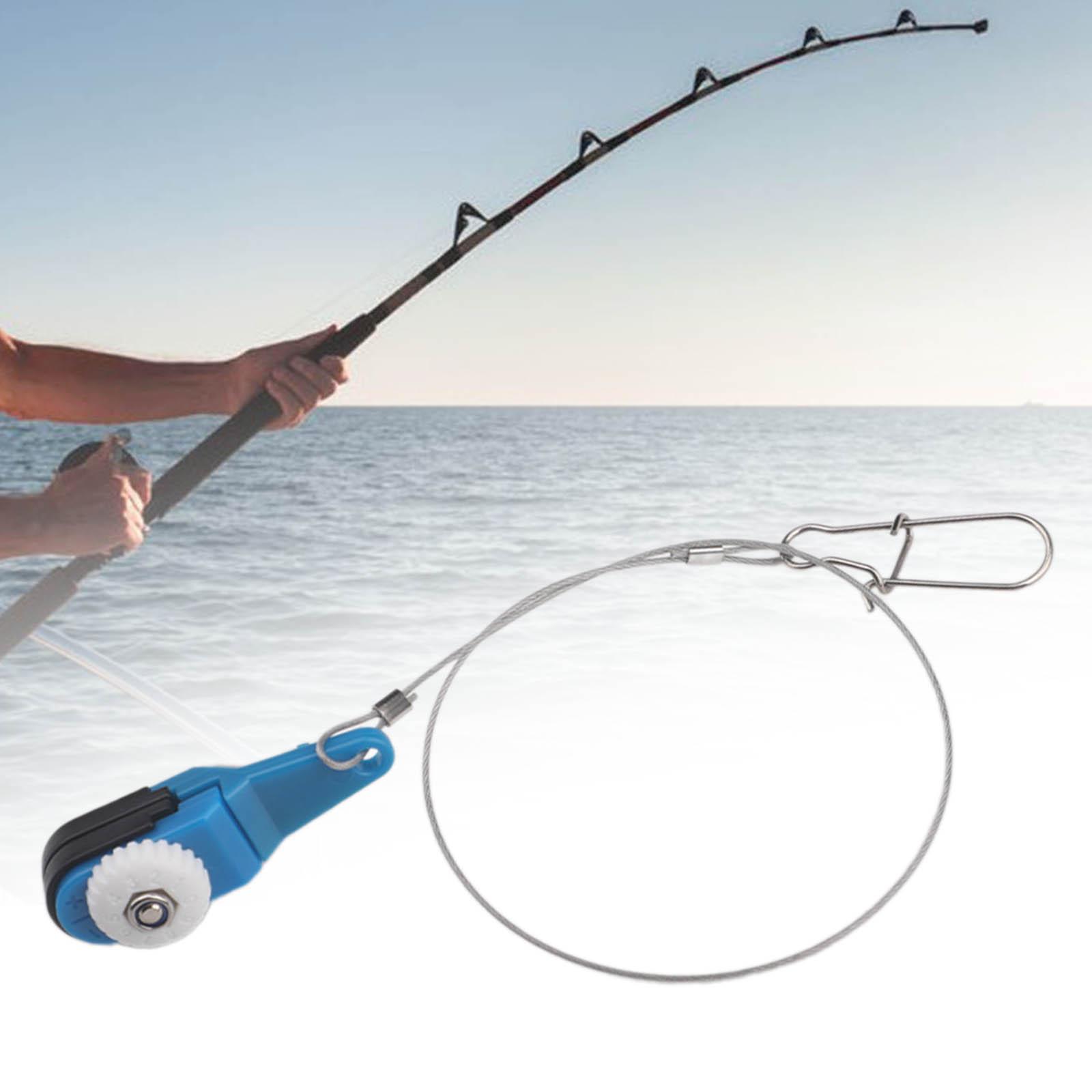 

Power Grip Line Release Clip 12 inch Leader Fishing Line Snap Clamp for Kite Offshore Fishing Trolling Boat Sea Fishing Weight