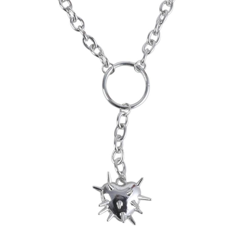 

Модний Унікальний Кулон-Серце з Шипами, Аксесуар для Трендових Жінок, Модні Міцні Ювелірні Вироби зі Сплаву 1