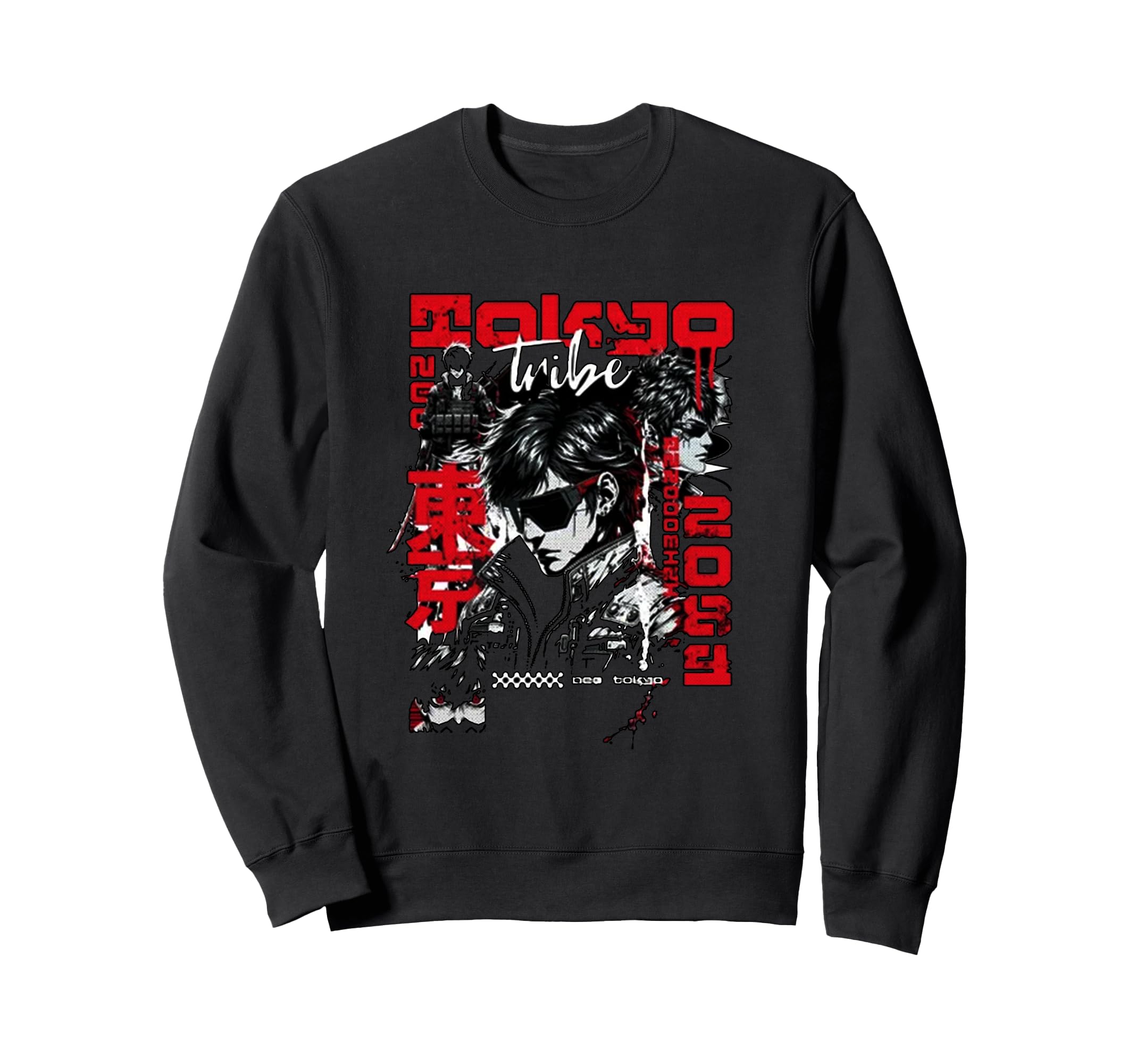 Japanese sweatshirts Manga, Tokyo, anime, merchandise, cute, men s, women s, kids чёрный