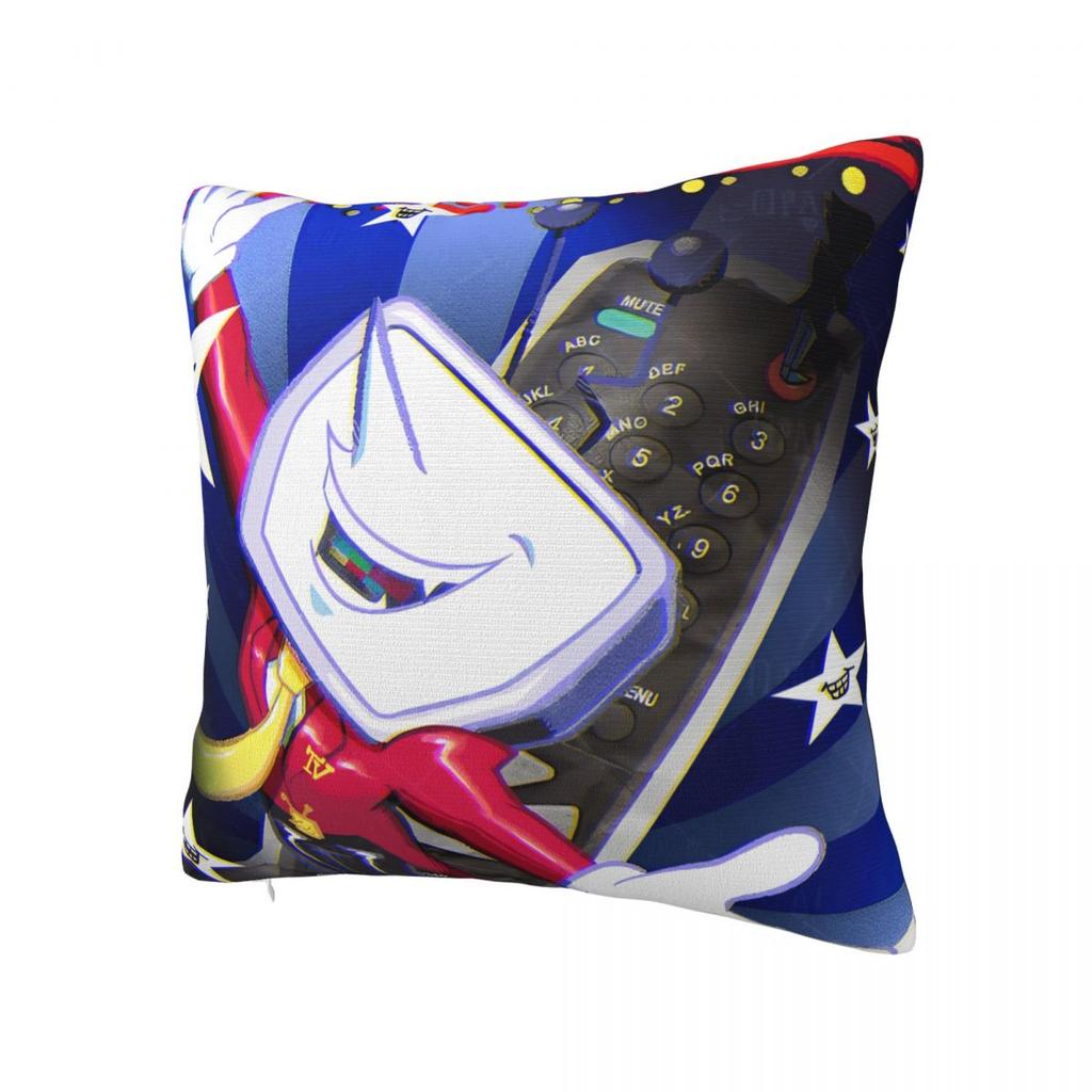 Tenna Deltarune Game Its Tv Time Pillow Cover Soft Pillow Case Cushion Cover Design Pillowcases For Chair Sofa Home Decoration