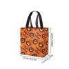 1/2pcsHalloween Gift Bag Pumpkin Tote Bag Party Candy Bag Foldable Non-Woven Shopping Bag Chocolate Snack Storage Bag