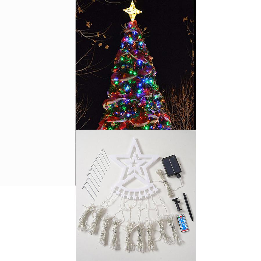 3.5M IP65 LED 8 Kinds Style Star Waterfall Christmas Tree Lights Remote Control