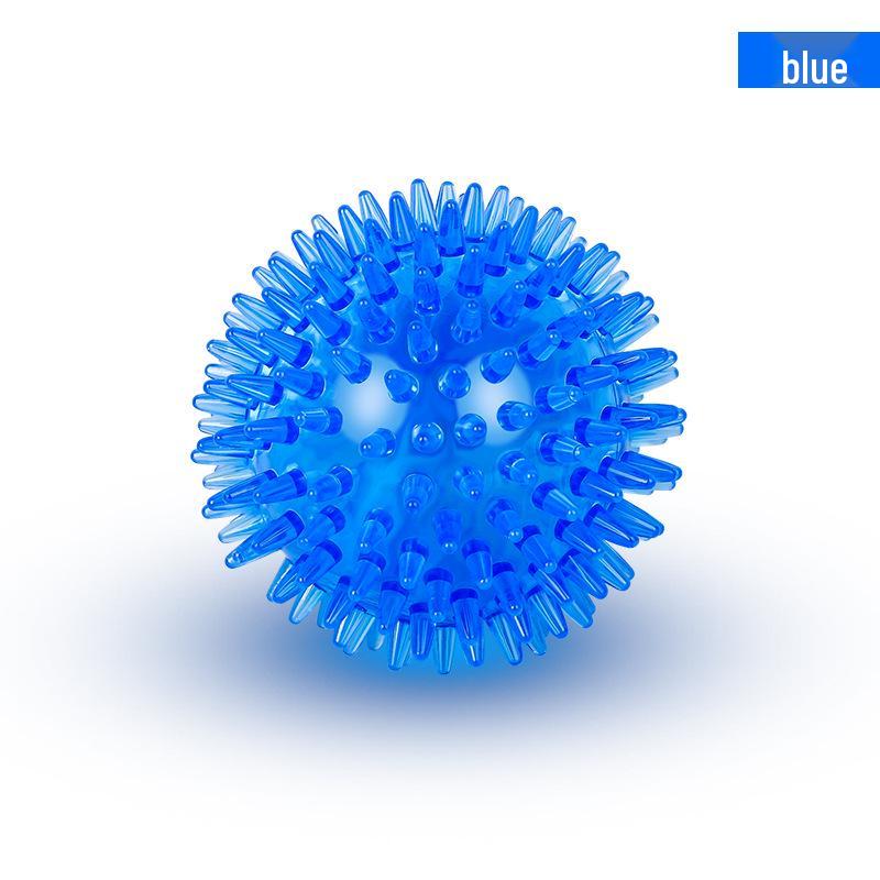 Thickened Spiky TPR Massage Ball for Large, Medium, Small Dogs Teddy, Golden Retriever, Sounding Pet Toy Ball, Teeth Cleaning Molar Ball