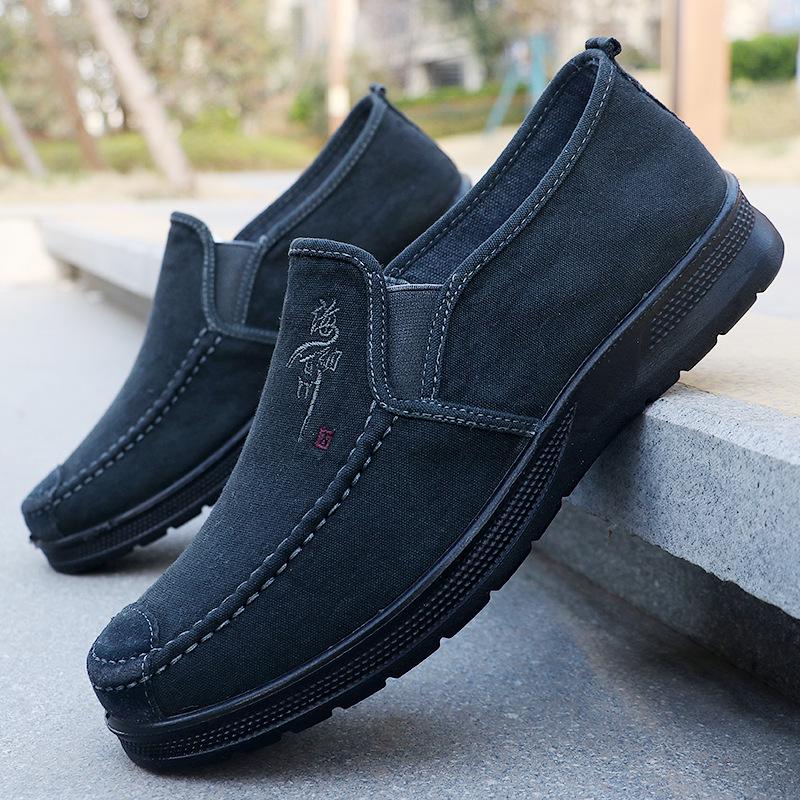 2025 Men's Spring Polyurethane Canvas Shoes - Breathable Casual Sneakers