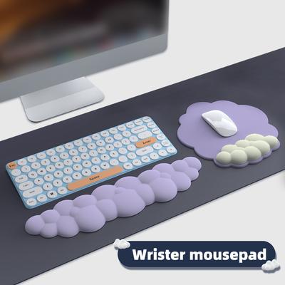 Podložka pod myš Cloud Gradient Podložka pod ruku pro klávesnici Silikonová podložka pod ruku Notebook Stolní Kancelář Protiskluzová podložka