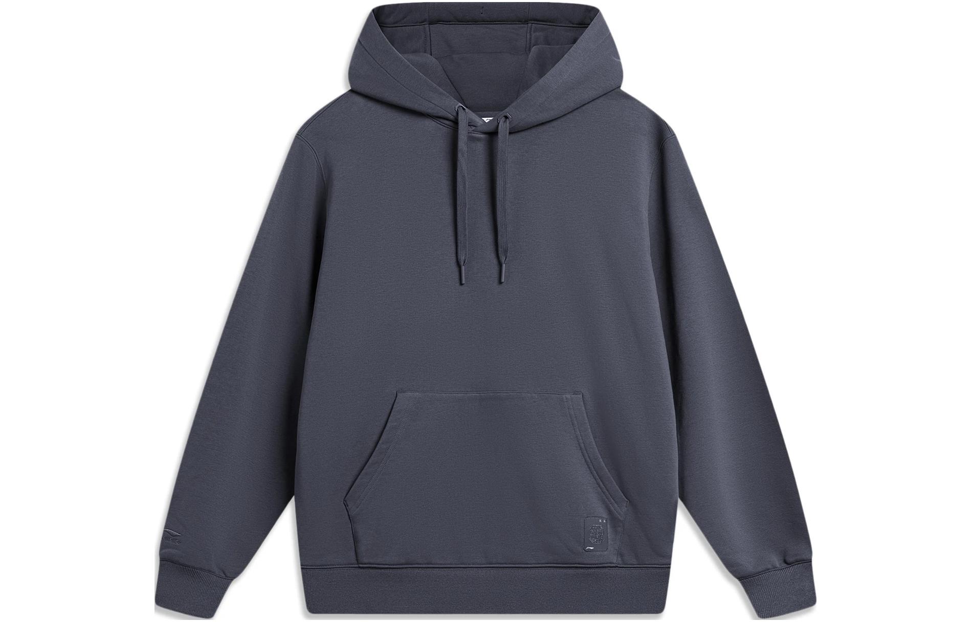 Li Ning Sweatshirt Unisex Ebony Black AWDU031-7 S