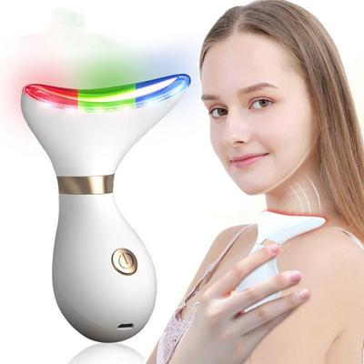 EMS LED Photon Hautpflege Schönheit Hals Instrument Mikrostrom Hals Facelift Straffen Reduzieren Doppelkinn Gesicht Abnehmen Sonic Vibration Massagegerät