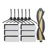 Accessories Kit For Ilife A4 A4S A40 Vacuum Cleaner Parts HEPA Filter Primary Filter Side Brush Roll Brush Cover Mop Pad Cloth