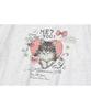 CPGN STUDIO Miyucat Crop Short Sleeve T-Shirt Melinge White