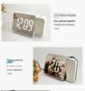 LED Mirror Projection Clock: Creative Desktop Alarm with Temperature, Date & Time Display
