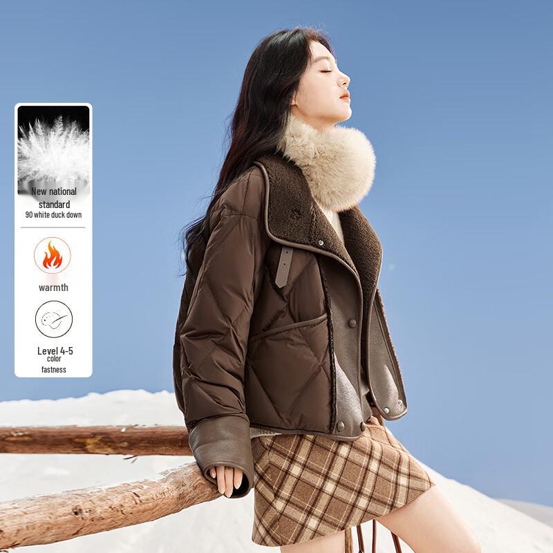Xiangying Women s Duck Down Short Jacket S