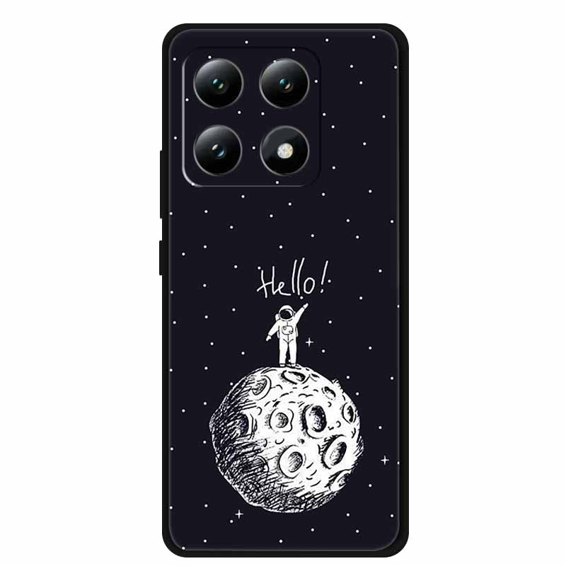 For Xiaomi 14T Case Soft TPU Cool Planet Silicone Back Cover for Xiaomi 14T Pro Phone Case 14 t 14tPro Xiaomi Protective Funda