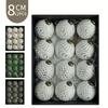 12pcs/set 8.0cm Antique-style Christmas Ball Decorations for Christmas Tree Decorations,Wedding Party Decorations,Ball Ornaments