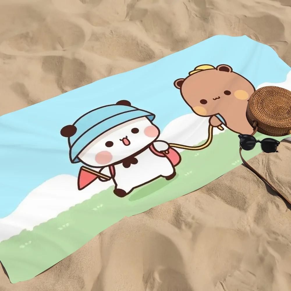 DUDU BUBU Kawaii Towel  Pool Beach Towel Portable Quick Fast Dry Sand Outdoor Travel Swim Blanket Thin  Mat Bath Towel