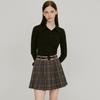 Rick Waistband Check Ball Pouch Set Skirt (Blue)_L3C1-Sk05C