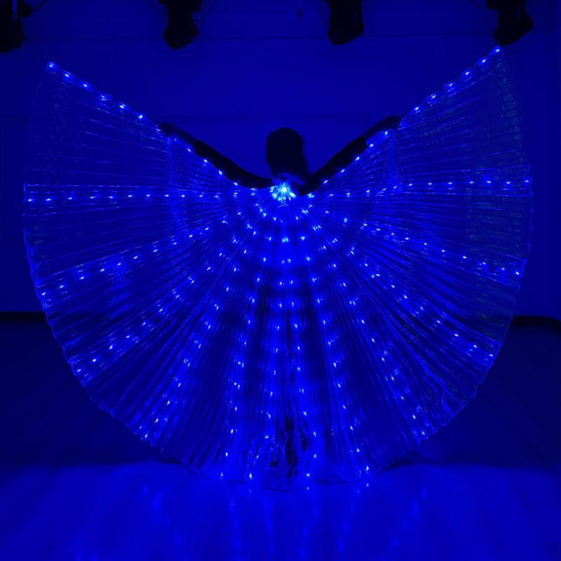 Farfalle Fantasy LED Oggetti di Scena con Ali Fosforescenti per Spettacoli Teatrali