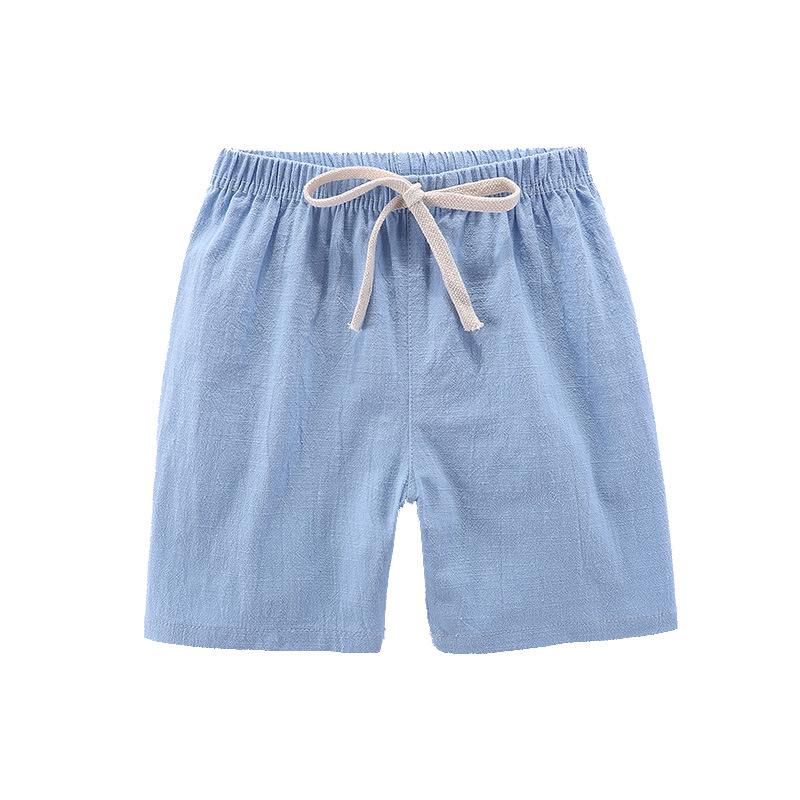 2020 Kids' Cotton Linen Korean-Style Summer Shorts: Trendy, Sporty Fashion