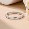 M-JAJA 100% S925 Sterling Silver Moissanite Wedding Band for Women 18K Gold Plated Diamond Engagement Ring Fine Jewelry Gifts