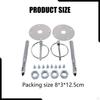 Universal Hood Pin Set Flip Over Clips Modified Accessories Professional Easy Installation