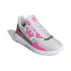 adidas Flex J Grau Schreiendes Pink Kinder Sneaker Grau-Eins Wolkenweiß FX5324