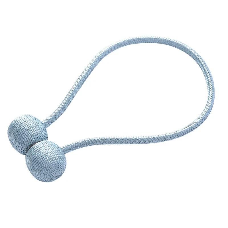 Magnet Curtain Buckle Tiebacks Curtain Clips No Punch Modern Curtain Accessories Pearl Magnetic Ball Home Decoration Accessories