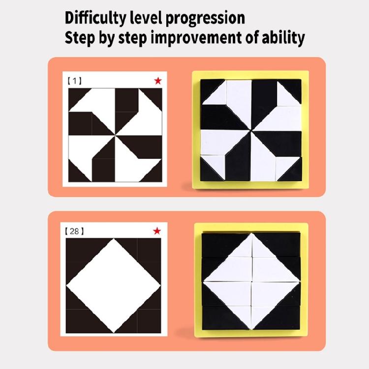 3D Logical Training Toy Wooden Block Puzzle Creative Mind Challenge Sensory Development Puzzle Game For Family Activity