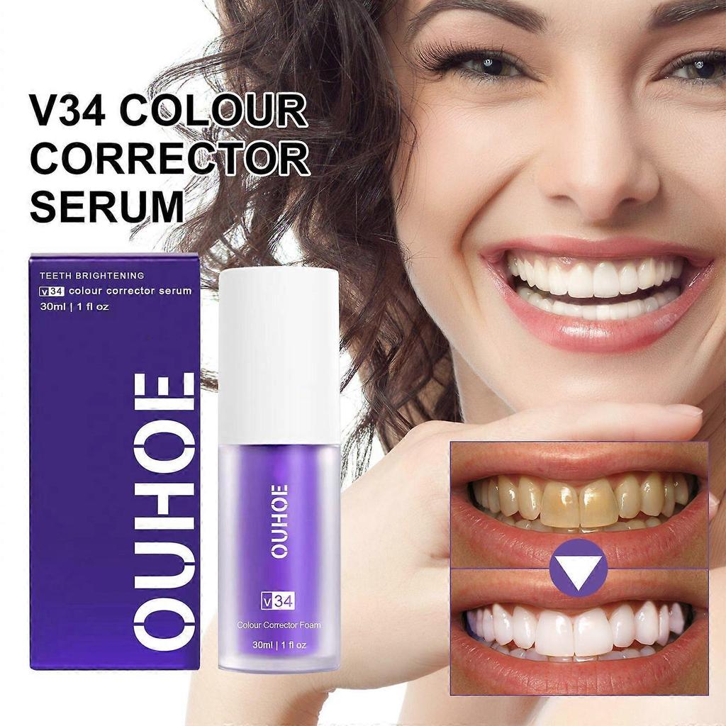 Ouhoe Tooth Whitening Essence Cleans Dental Plaque, Freshens Breath, And Protects Gums And Teeth