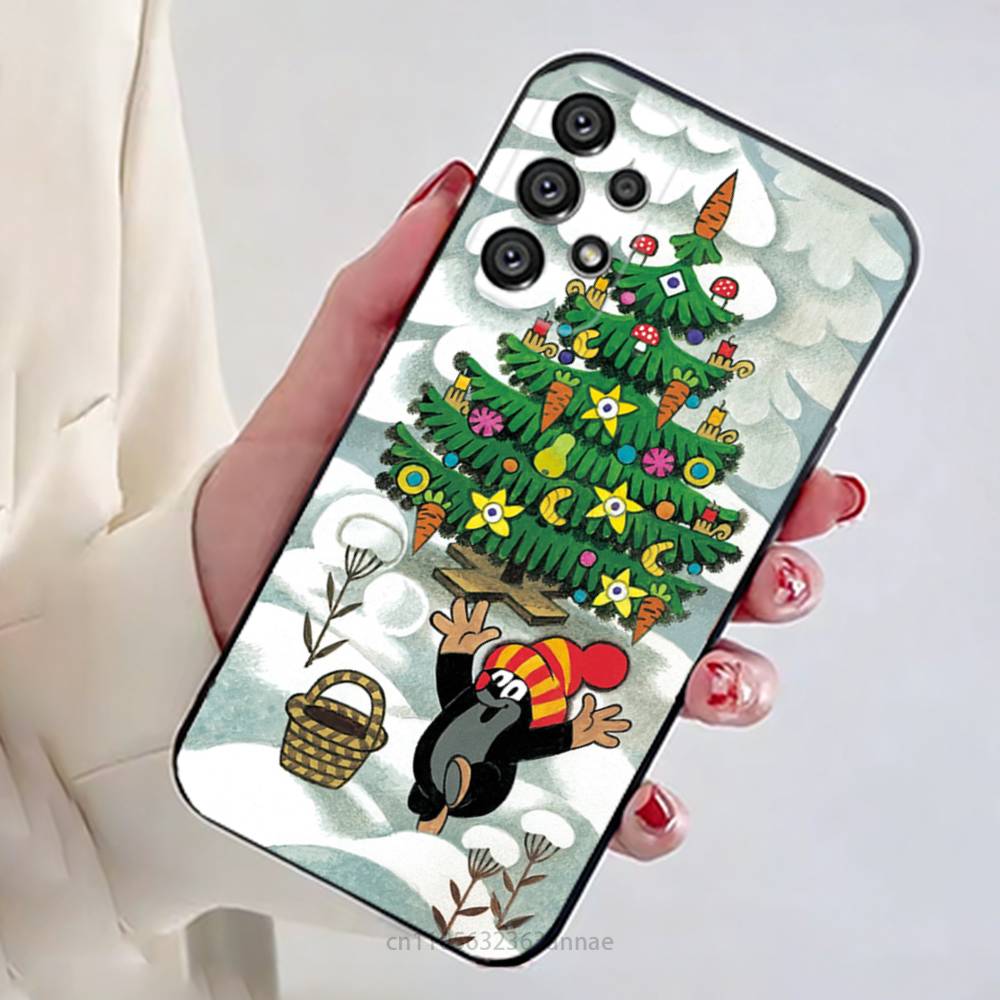 Cartoon L-Little Mole Phone Case for Samsung Galaxy A73,23,53,33,14,24,13,72,22,52,32,54,A34 Soft Cover