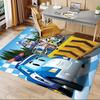 1pc Robocar Poli Circus Adventure Carpet for Playroom Bedroom Living Room Sofa Home Decor,kids Game Area Rug Non-slip Floor Mat Y730156