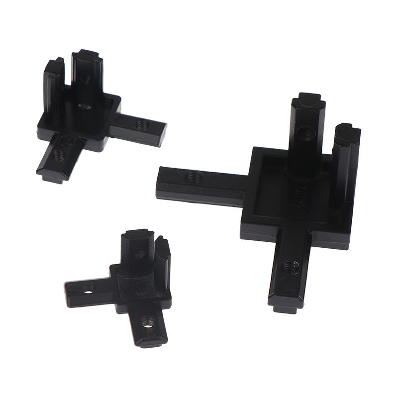 3 Way End Angle Bracket Connectors 4Pcs Oxidation Resistant Surface Fit Aluminium Extrusion Profile CNC Machine Enclosure Builds