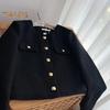 Fall Spring Women Coat Single-breasted Long Sleeves Solid Color Cardigan Loose OL Commuting Style Dating Shopping Jacket