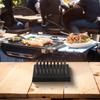 Grillreinigungspinsel Ersatzköpfe Edelstahl Drahtborstenreiniger Multifunktionaler Outdoor-Grillreiniger