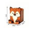 Wooden Material Spectacle Stand Hand Carved Pen Holder Rack Wooden Phone Display Stand  Home Use