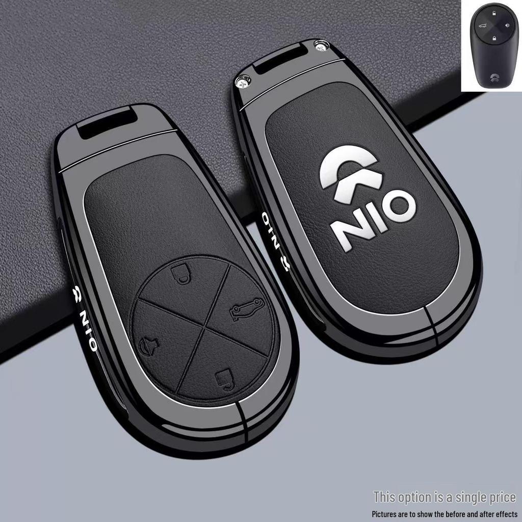 Capa de Chave Compatível para Nio ES8, Novo ET5, ET7, ET9, EC6, ES6, EC7, ES7 - Concha de Fivela de Bolsa de Carro.