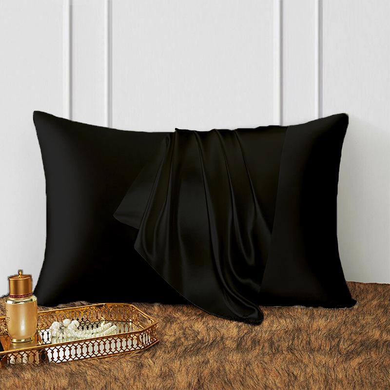 High-End 16 Momme Mulberry Silk Pillowcase, Double-Sided, Solid Colors, Various European & American Sizes
