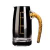Gold Foil Glass Cup Golden Rock-shaped White Wine Cup Highball Glass 100ml Crystal Wine Dispenser Tableware Flagon Transparent