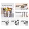 Zwilling Nova Plus 24cm Stainless Steel Deep Stock Pot & Steamer Set