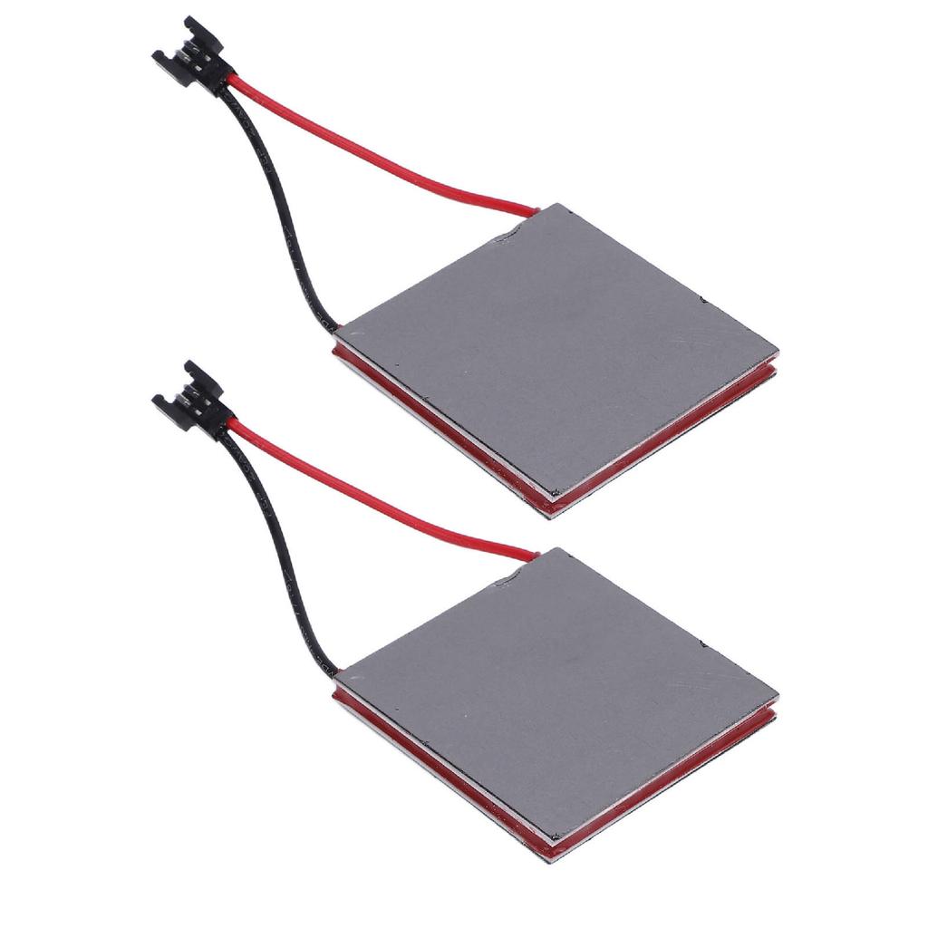 2Pcs Fireplace Fan Power Generation Sheet Heat Powered Wood Stove Fan Replacement Repair 227℃ Heat R