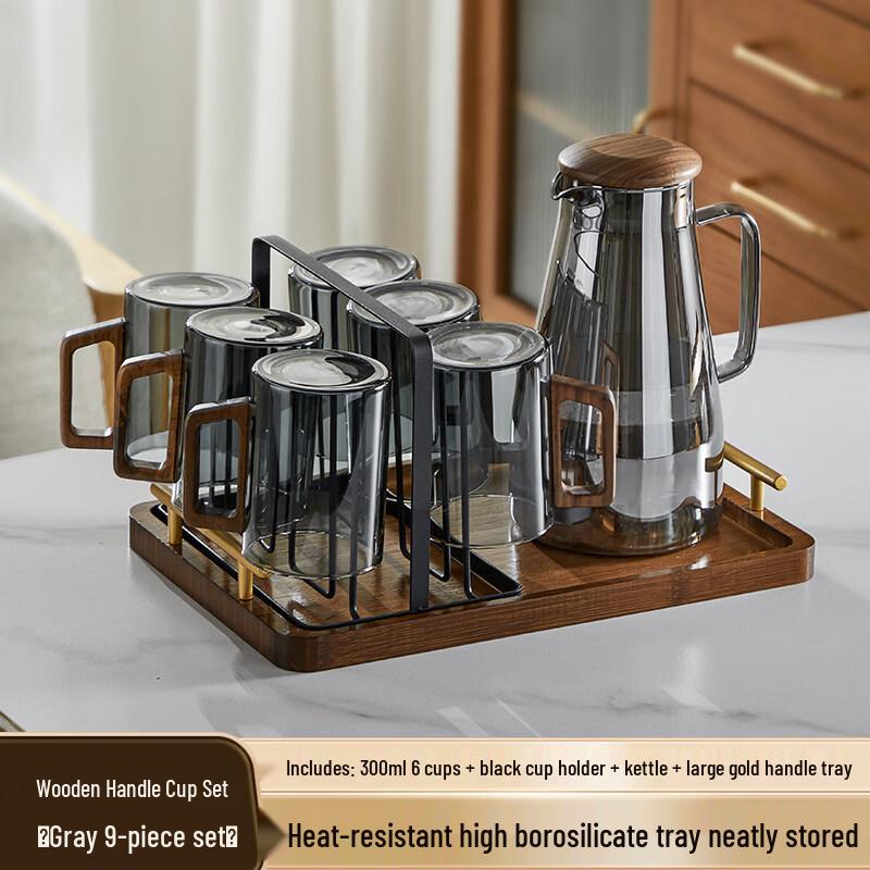 Heat-Resistant Borosilicate Glass Drinkware Set